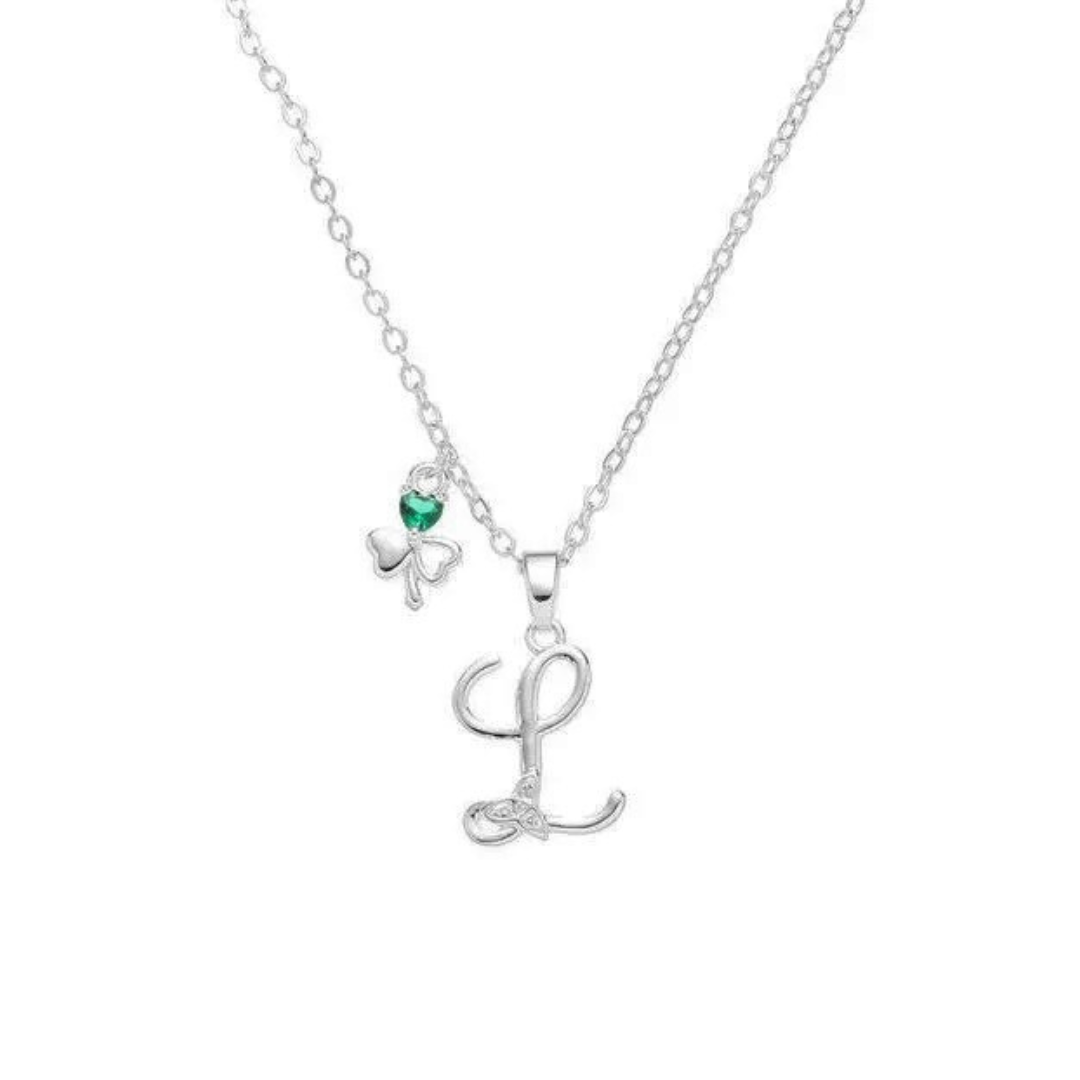 Grá Collection Silver Plated L Initial necklace