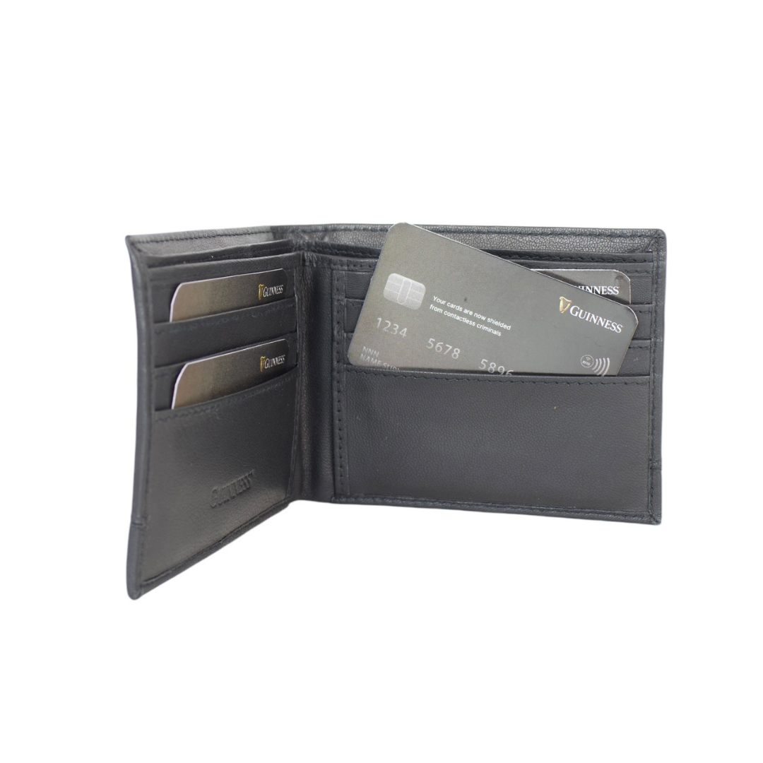 Guinness Black Leather Wallet