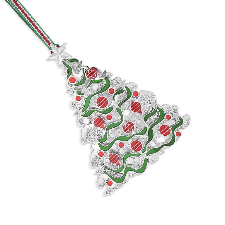 Newbridge Green & Red Christmas Tree Decoration