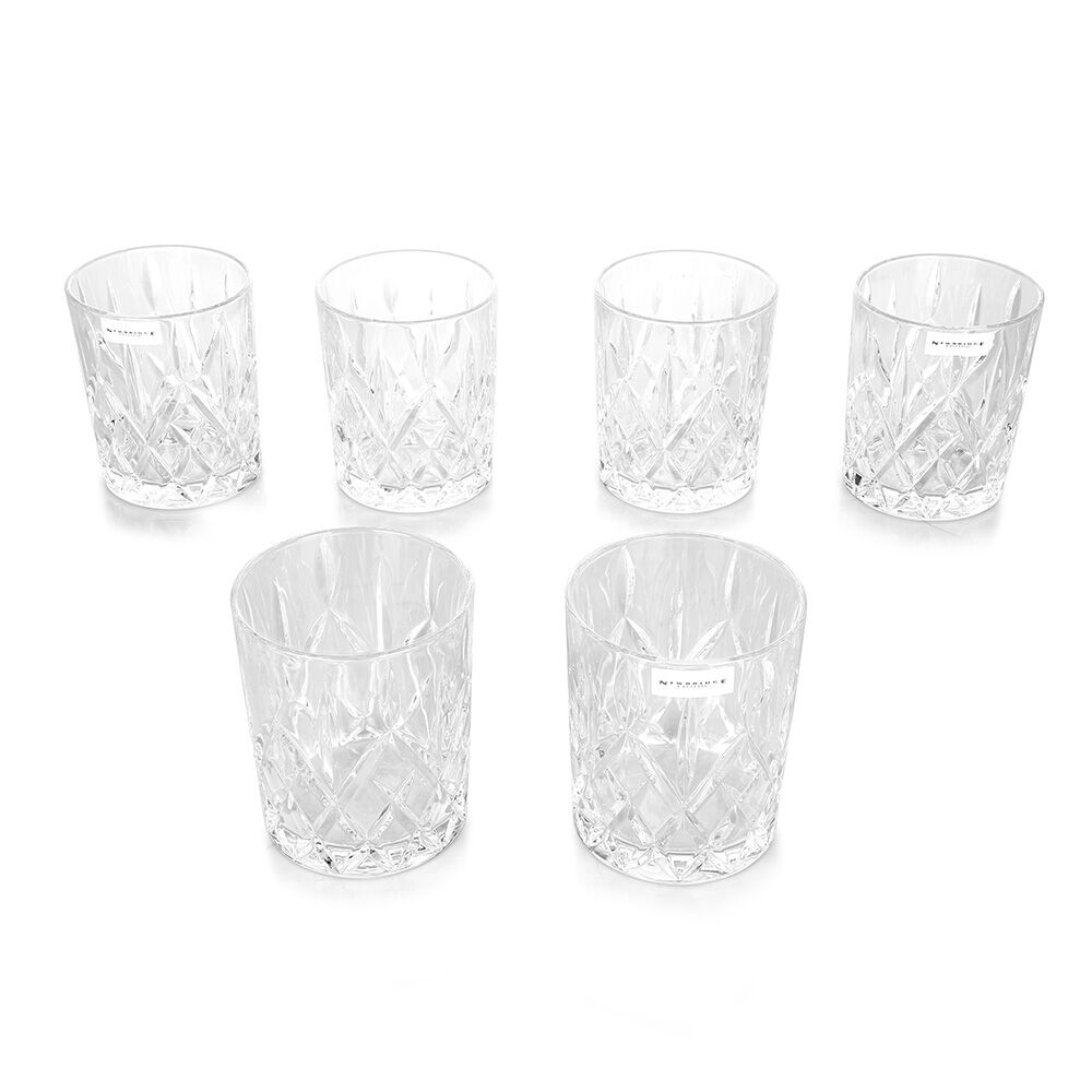 Newbridge Silverware Set Of 6 Whiskey Glasses 310ml