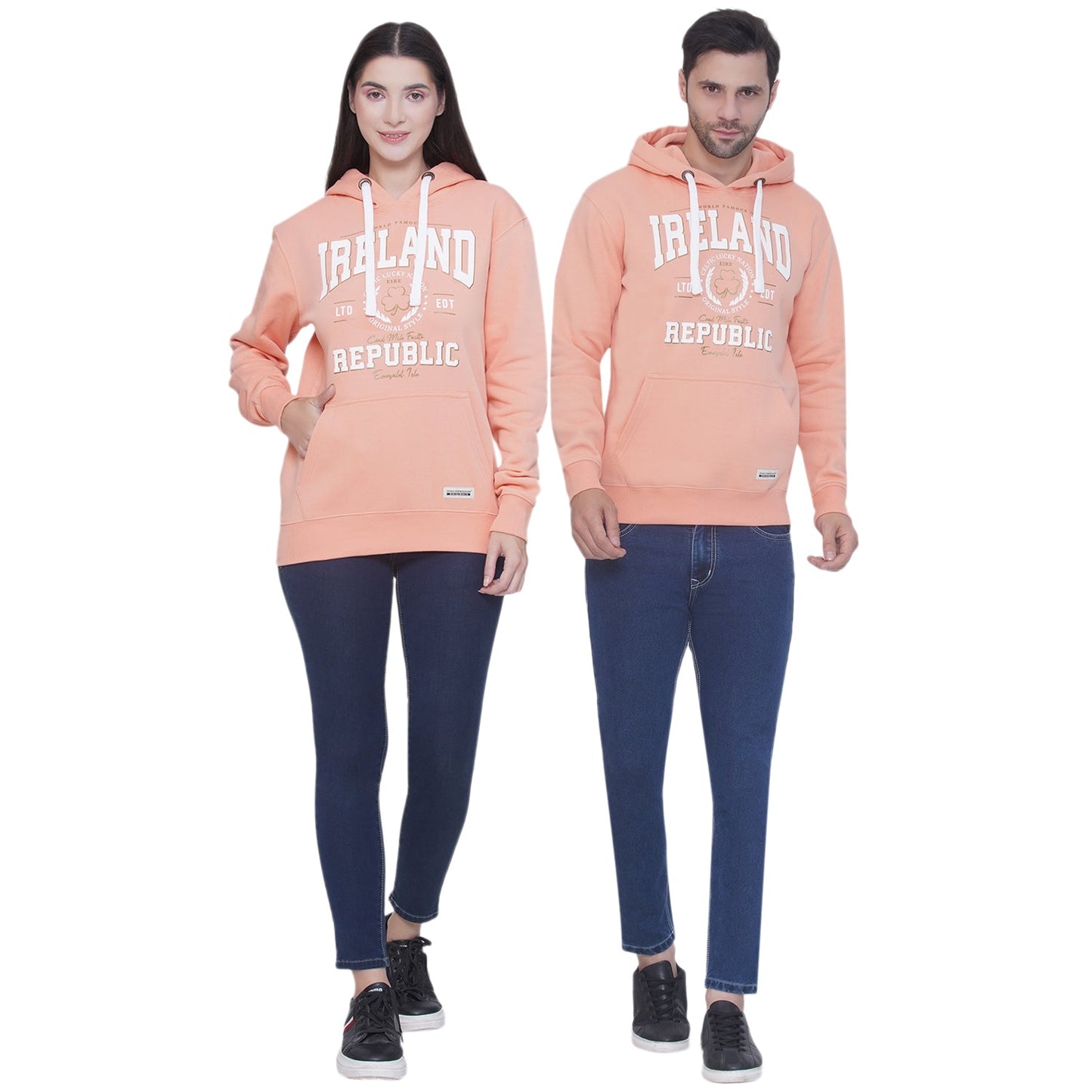 Unisex Ireland Cead Limited Edition Hoodie Peach