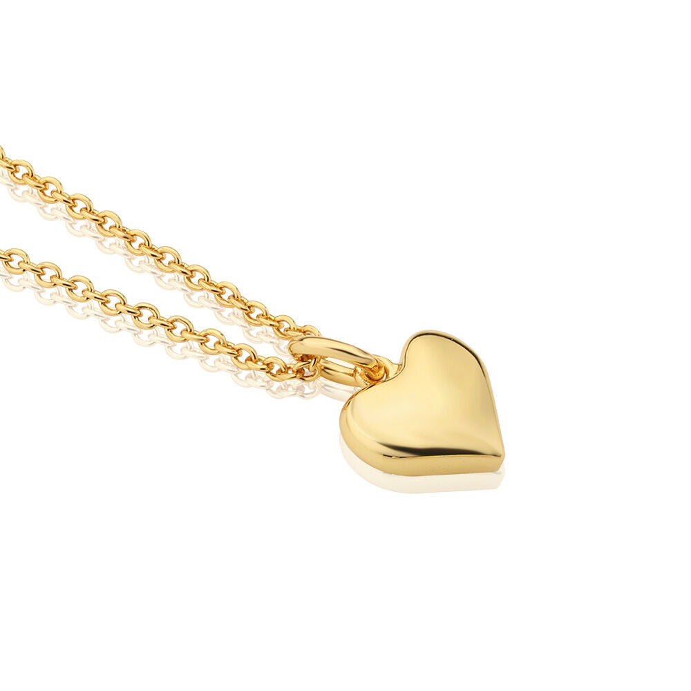 Gold Plated Amy Huberman Newbridge Silverware Heart necklace