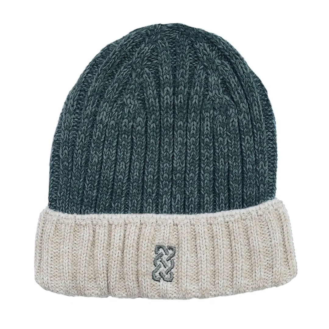 Sustainable Hat & Gloves Gift Set Melange & Cream