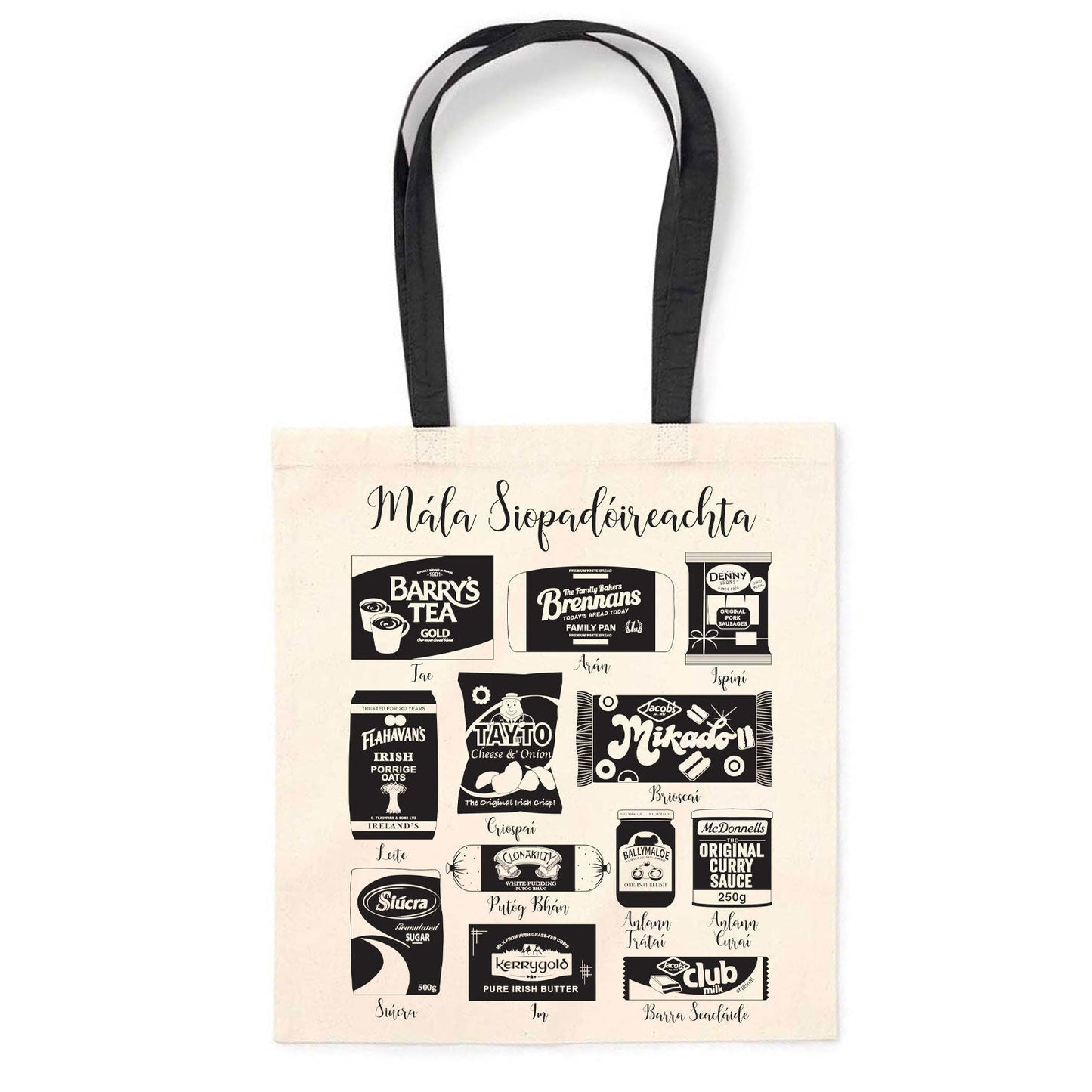 Prints Of Ireland Irish Groceries Tote Bag