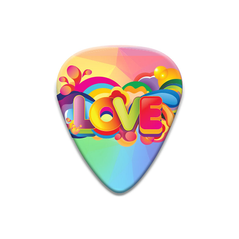 Pride Guitar Picks Pack Of 6