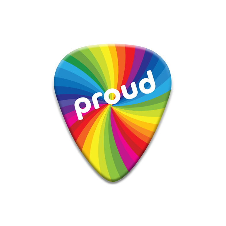Pride Guitar Picks Pack Of 6