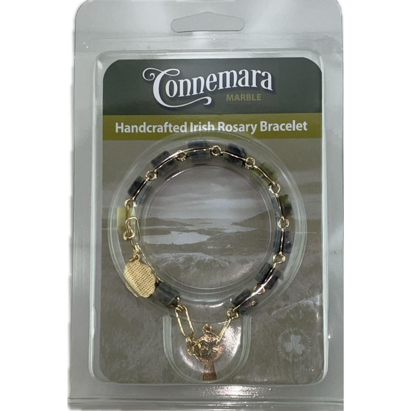 Connemara Marble Rosary Bracelet
