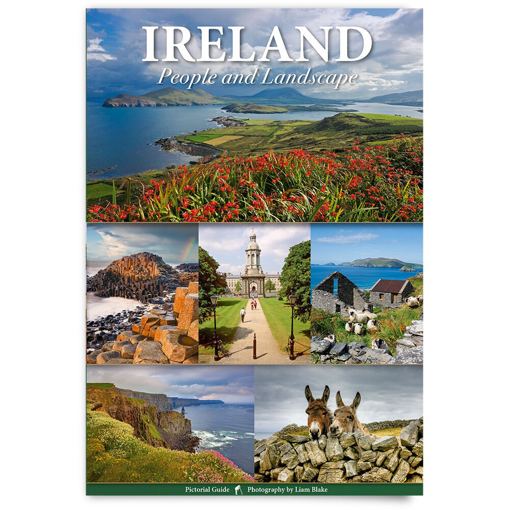 Paperback Pictorial Ireland Guidebook Illustrated Copy