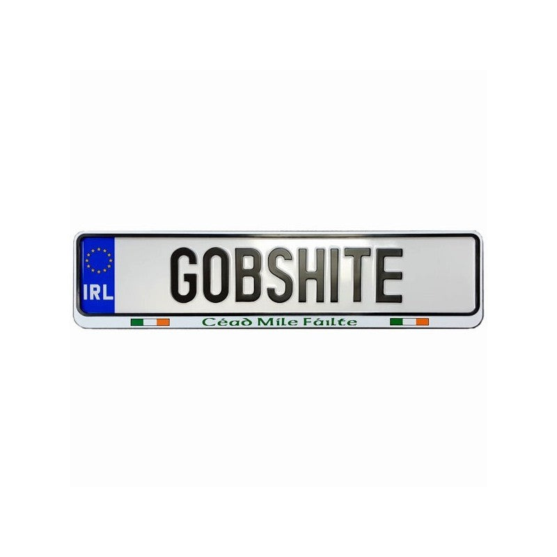 Gobshite Irish Car Registration Plate Magnet