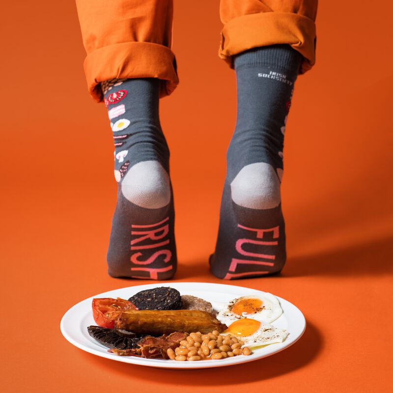 Full Irish Breakfast Design Socks
