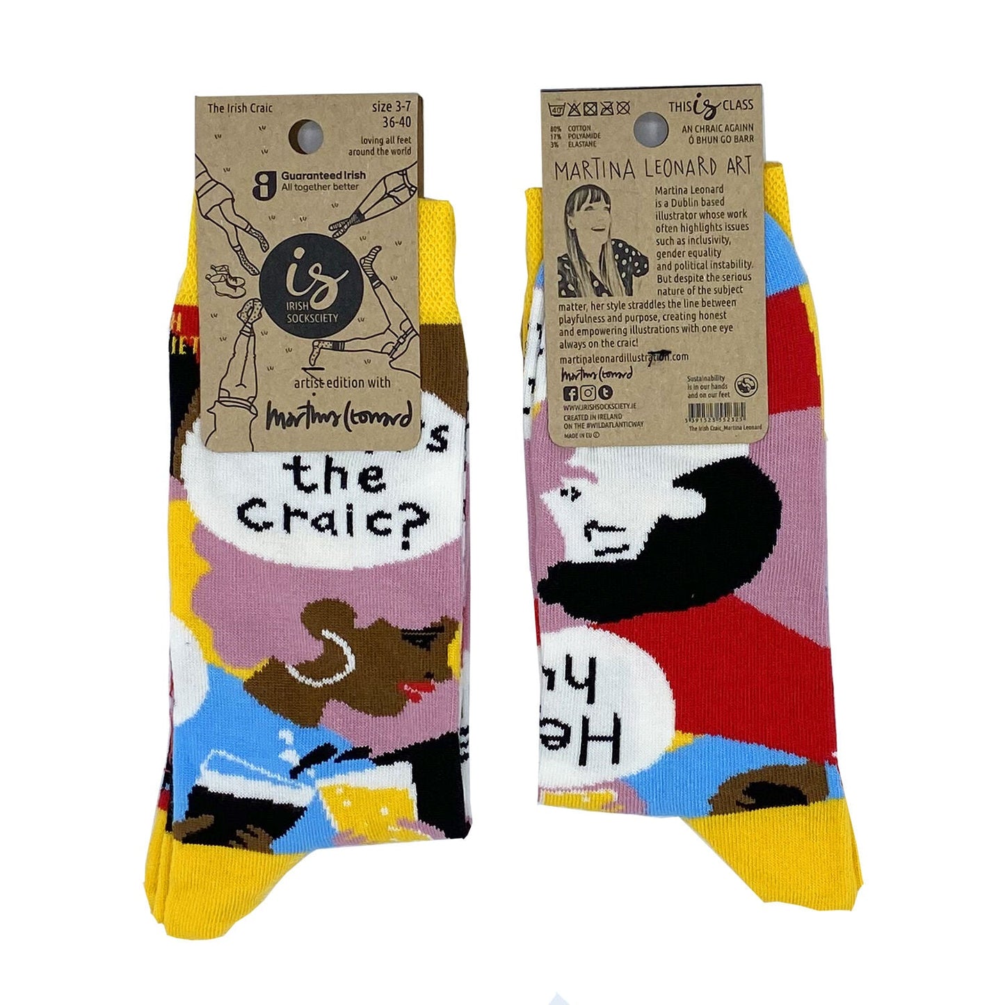 Irish Socksciety Back To The Craic Socks