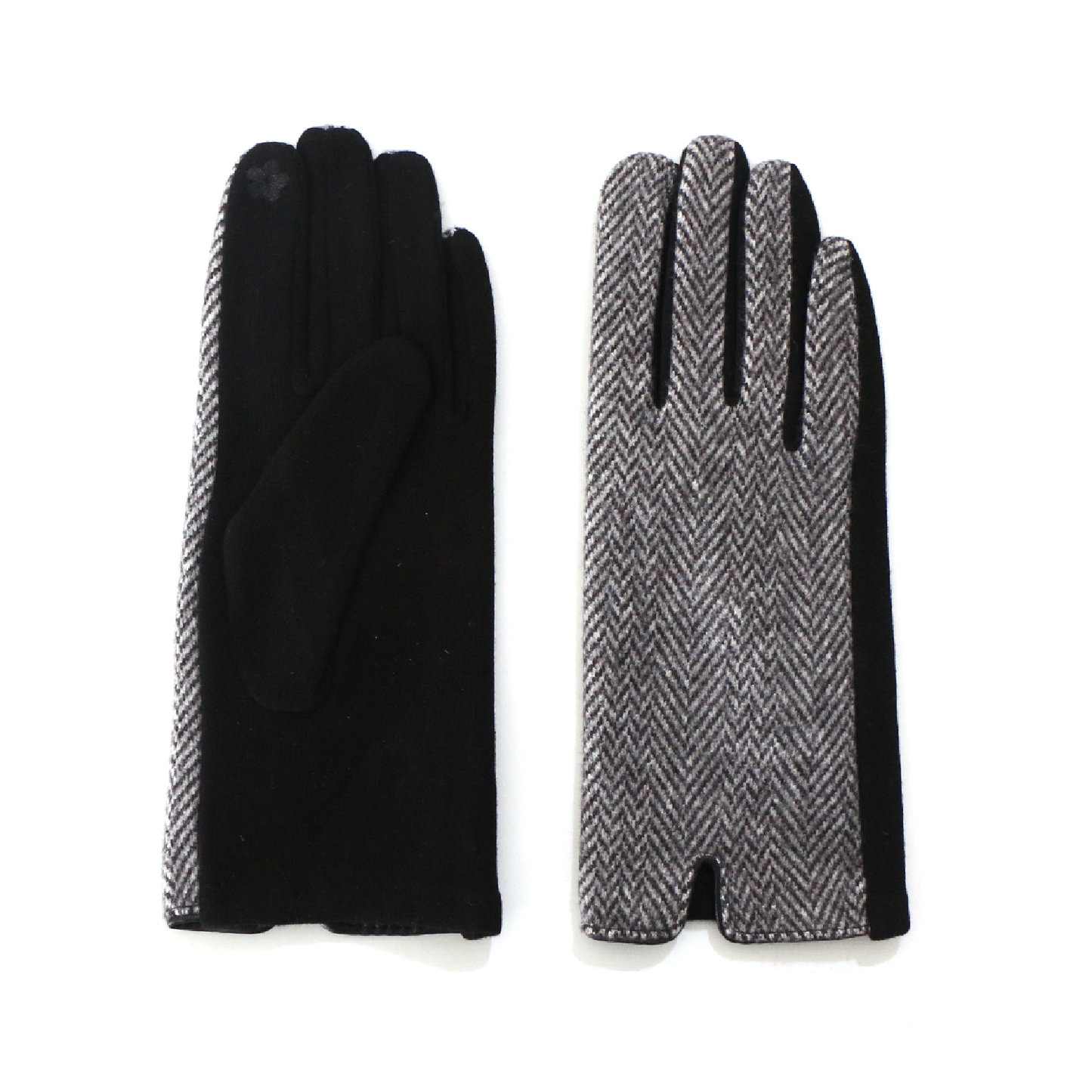 Ladies Tweed Glove Black