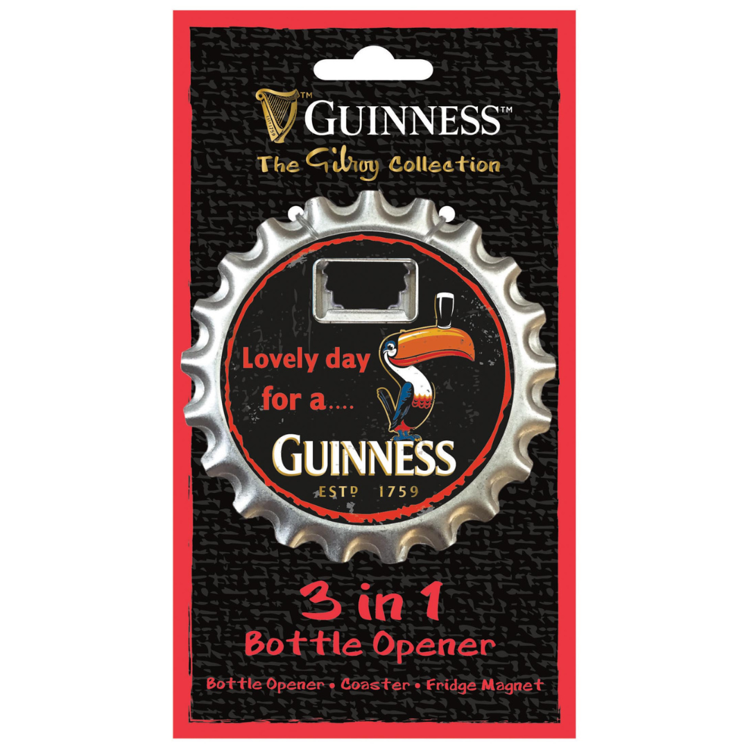 Guinness 3 In 1 Toucan Weathervane Bottle Opener
