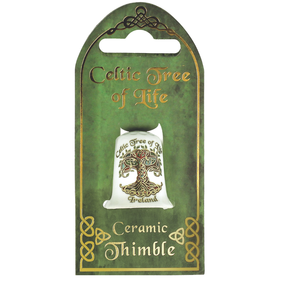 Celtic Ceramic Tree Of Life Thimble
