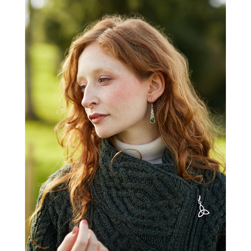 Trinity Long Drop Earrings