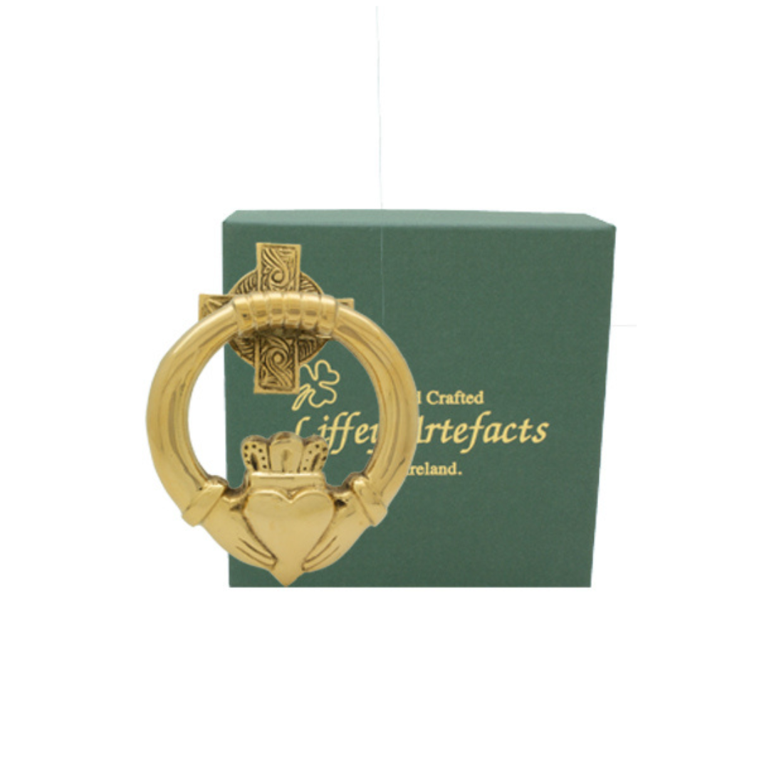 Brass Claddagh Medium Door Knocker