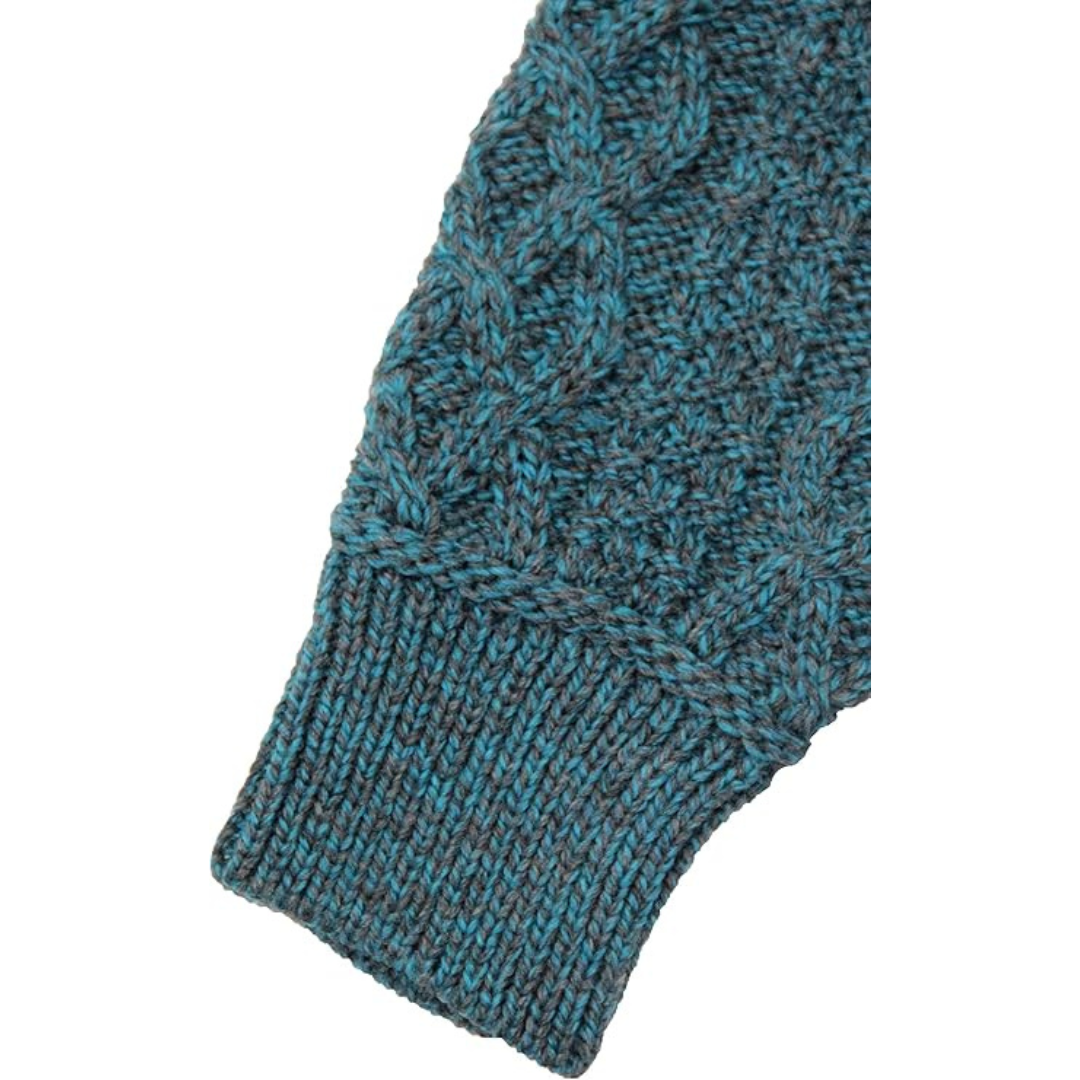 Men's Bunratty Shawl Collar Aran Sweater