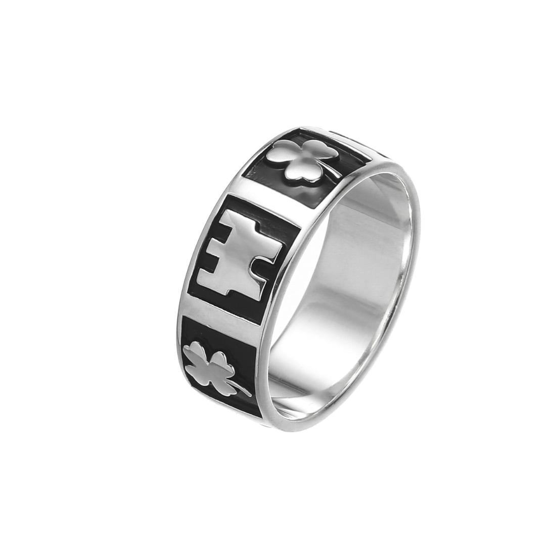Grá Collection Celtic Band Ring Sterling Silver
