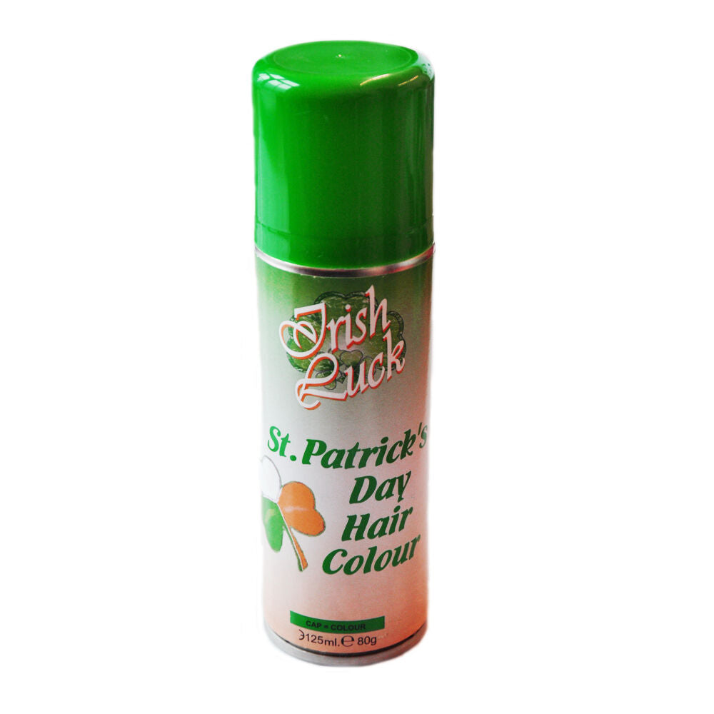 Green Temporary Hair Spray Wash Out With Shampoo