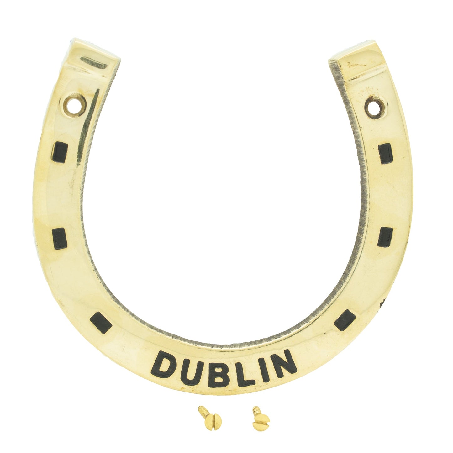 Brass Dublin Horse Shoe Wall Mount