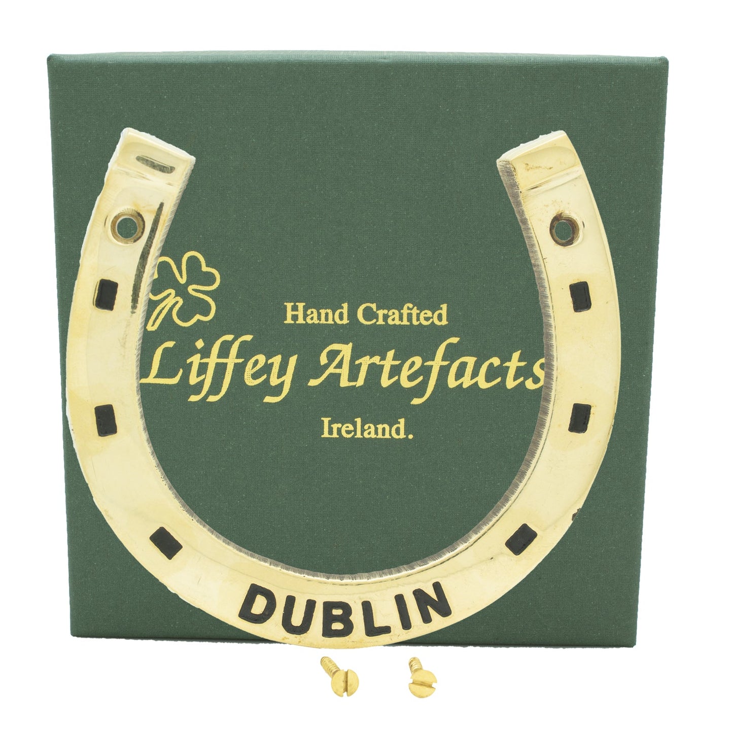 Brass Dublin Horse Shoe Wall Mount