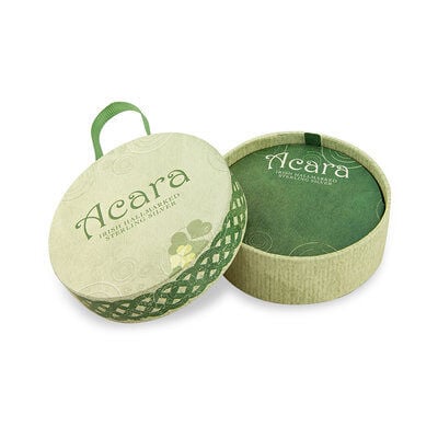 Hallmarked Sterling Silver Celtic Harp Necklace