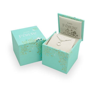 Hallmarked Sterling Silver Kid's Trinity Knot Earrings