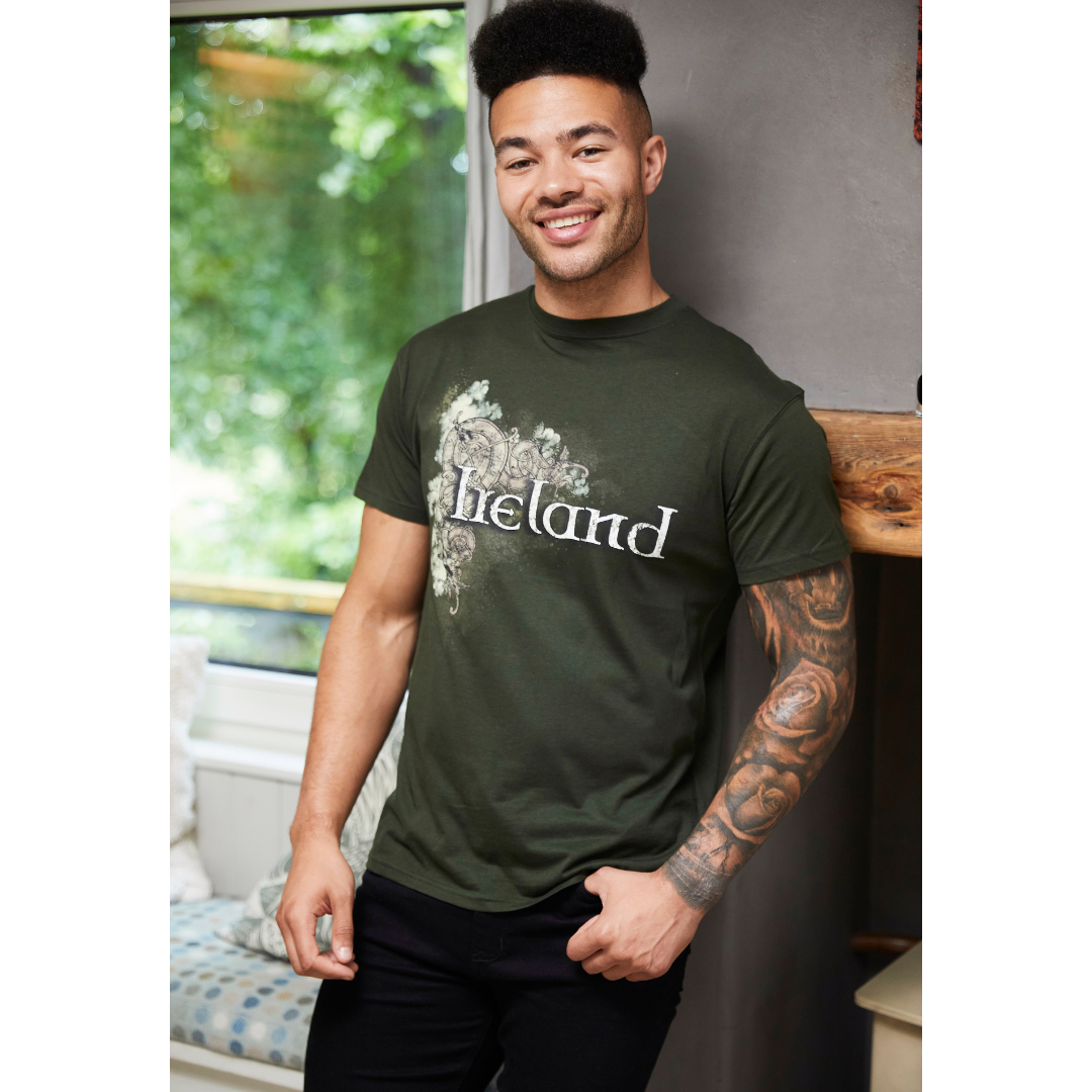 Men's Ireland Celticed Design T-Shirt