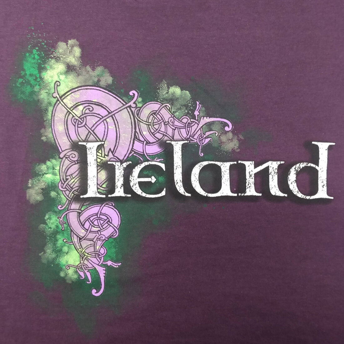 Ladies Ireland Celtic Design V-Neck T-Shirt