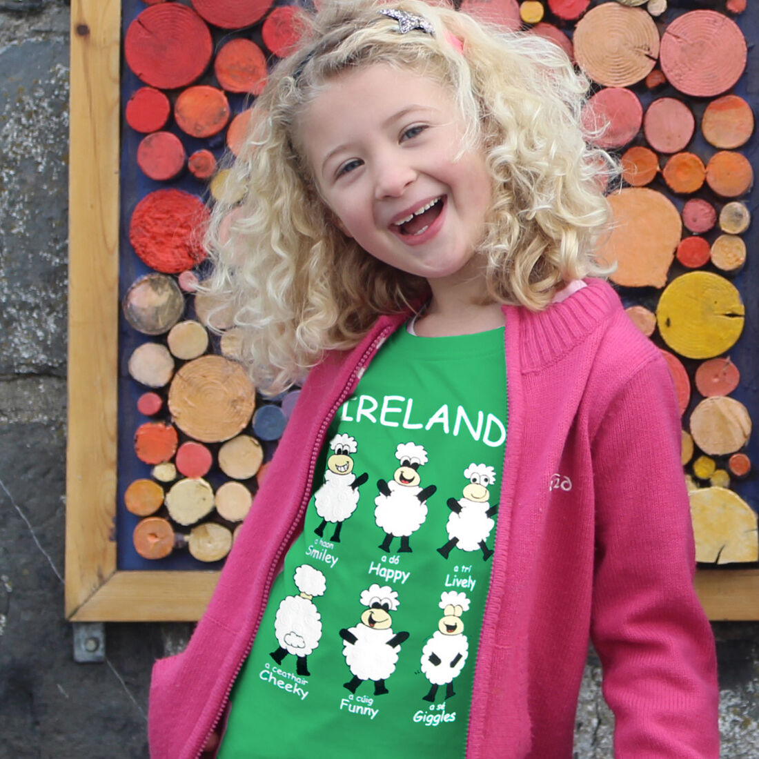 Kid's Ireland Happy Sheep Ireland T-Shirt