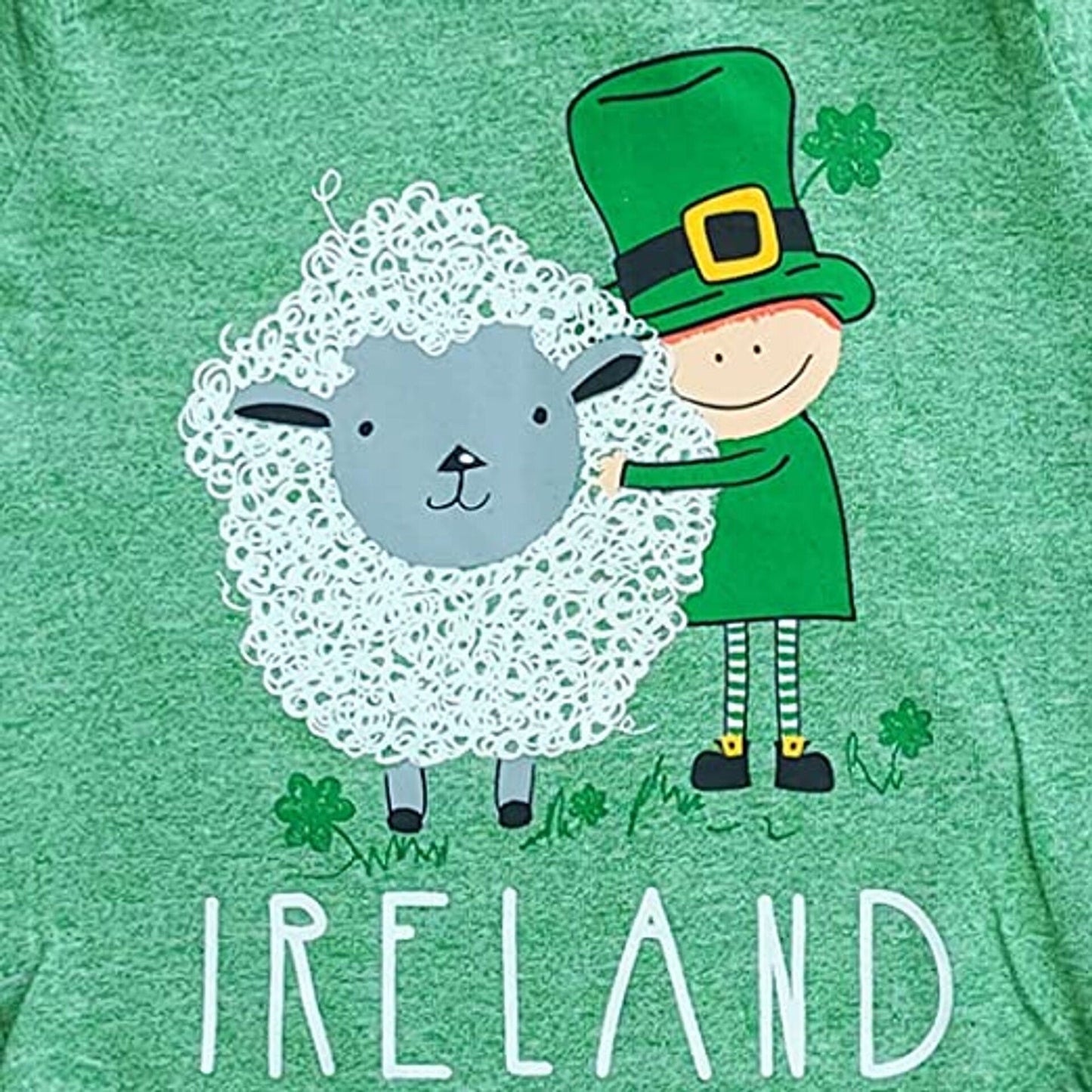 Leprechaun And His Sheep Baby Romper