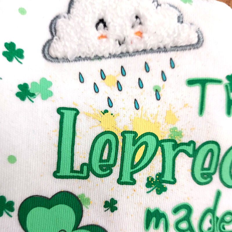 The Leprechauns Made Me Do It Baby Bandana Bib
