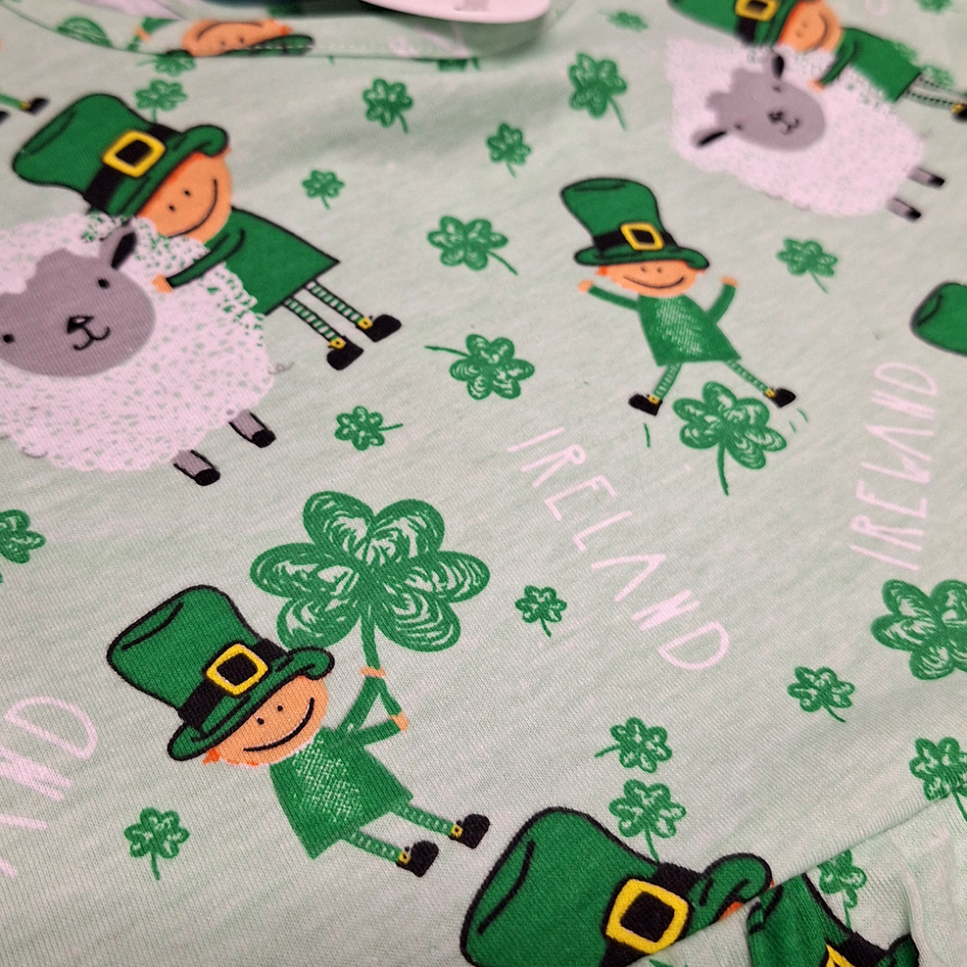 Kid's Sheep And Shamrock Dress