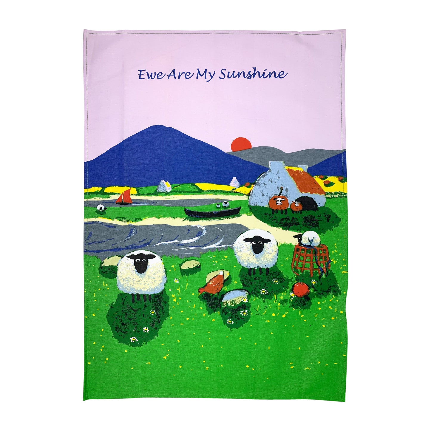Thomas Joseph Ewe Are My Sunshine Tea Towel