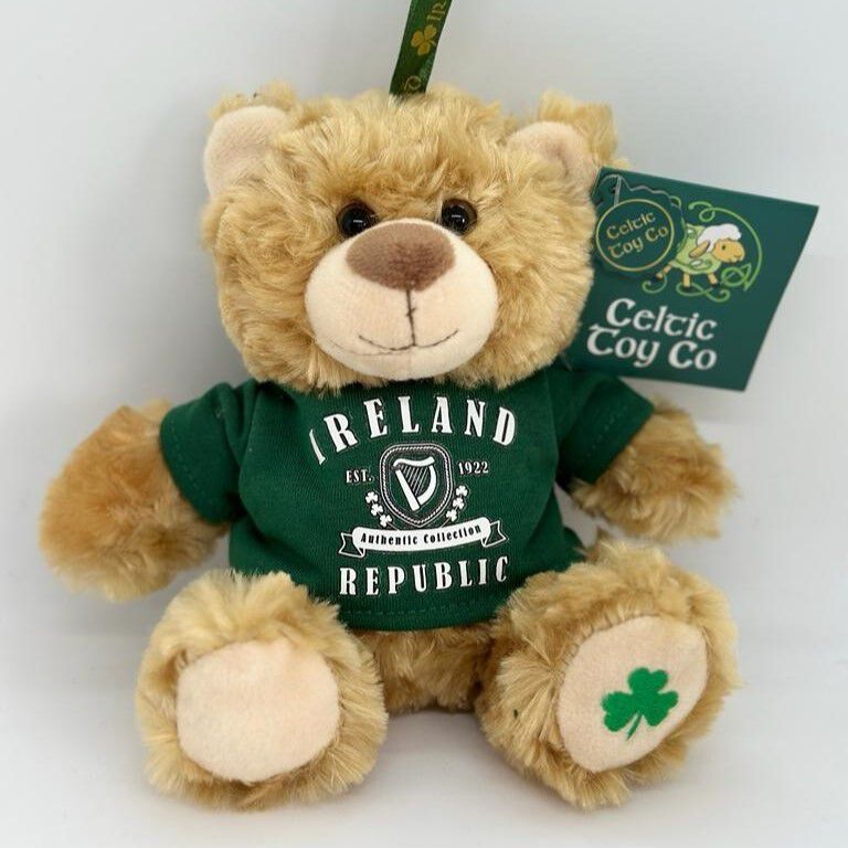 Celtic Toy Co. Green Ireland Republic Teddy Bear