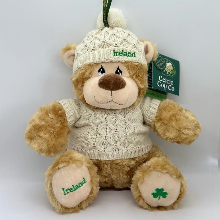 Celtic Toy Co. Oat Sweater & Hat Teddy Bear