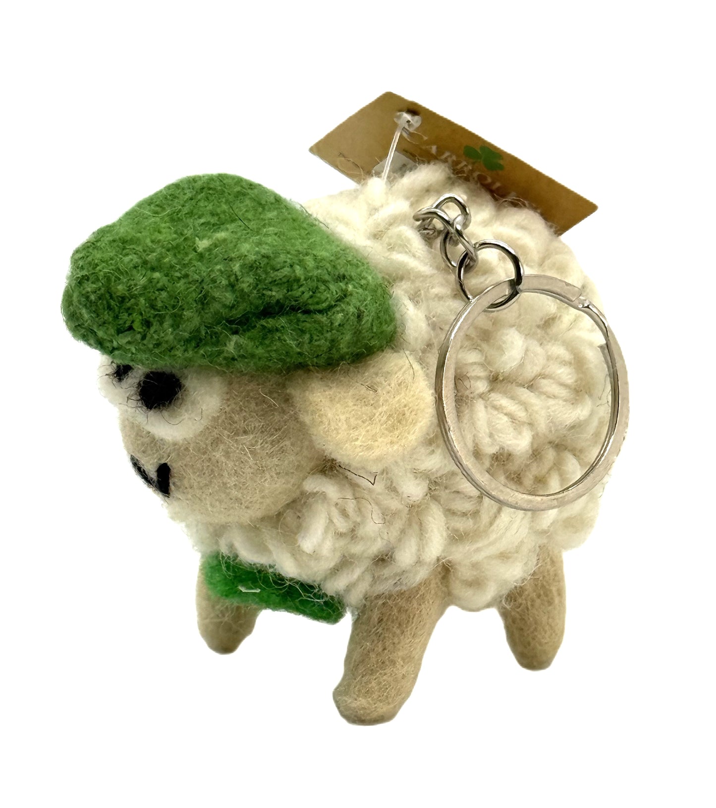 Small Sheep with Green Tweed Cap