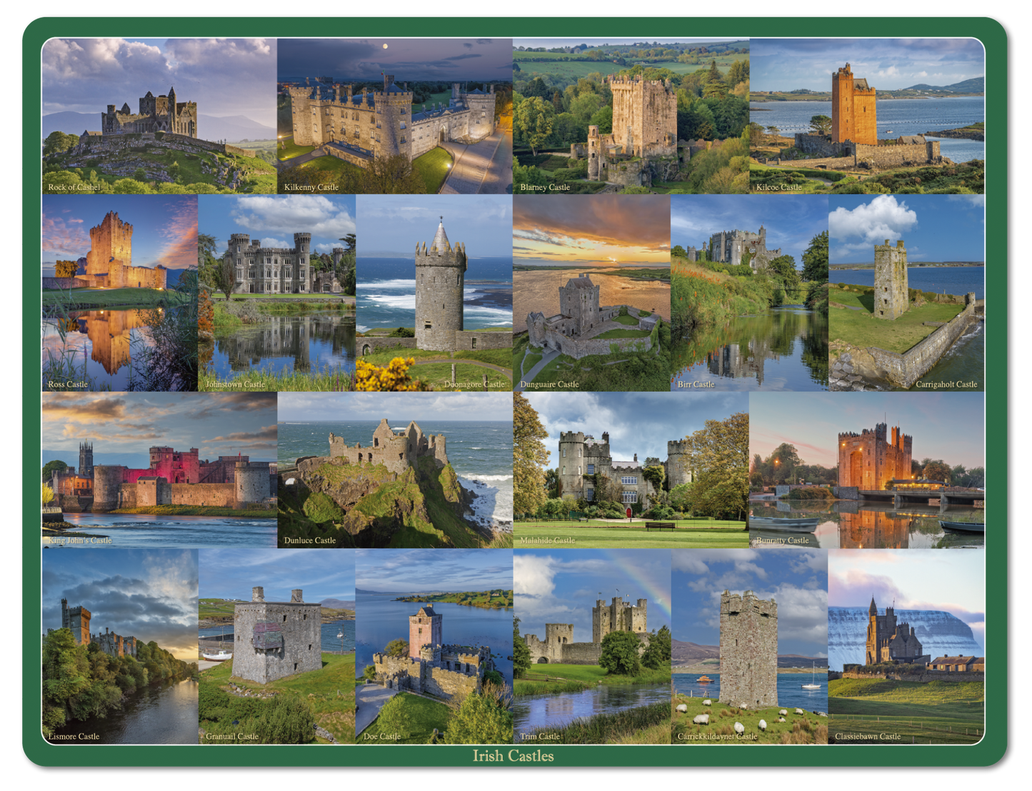 Irish Castles Image Table Placemats