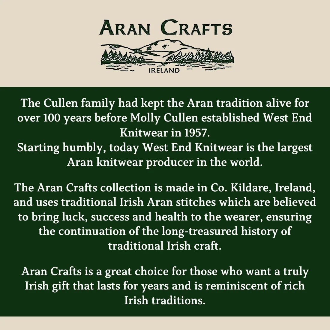 Men's Aran Quarter Zip Wool Skiddaw Jumper