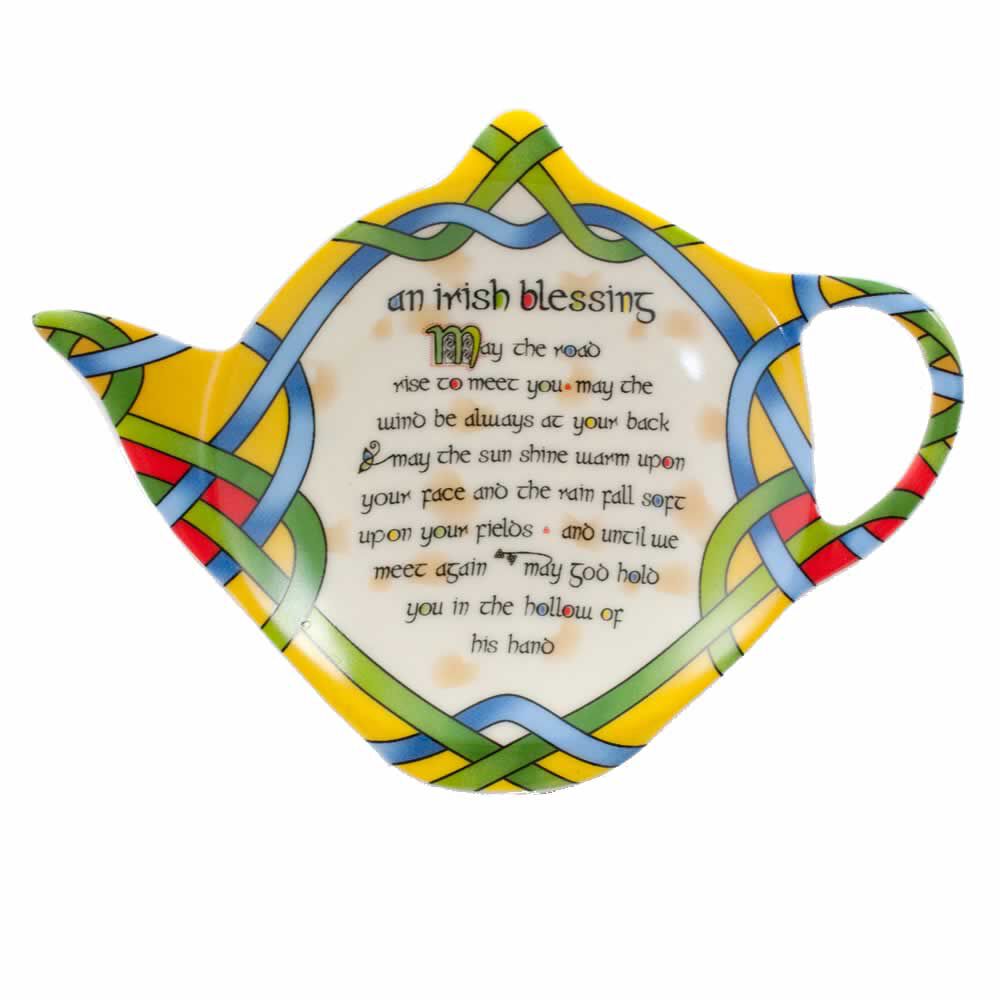 Tea Bag Holder Irish Weave Blessing
