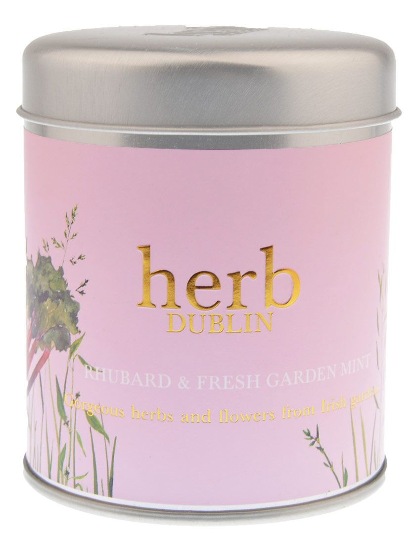 Rhubarb & Fresh Garden Mint Candle
