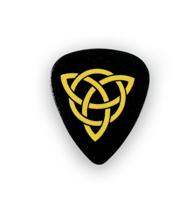 Irish Guitar Picks 6-pack Of Medium Gauge Plectrums With Various Irish Designs