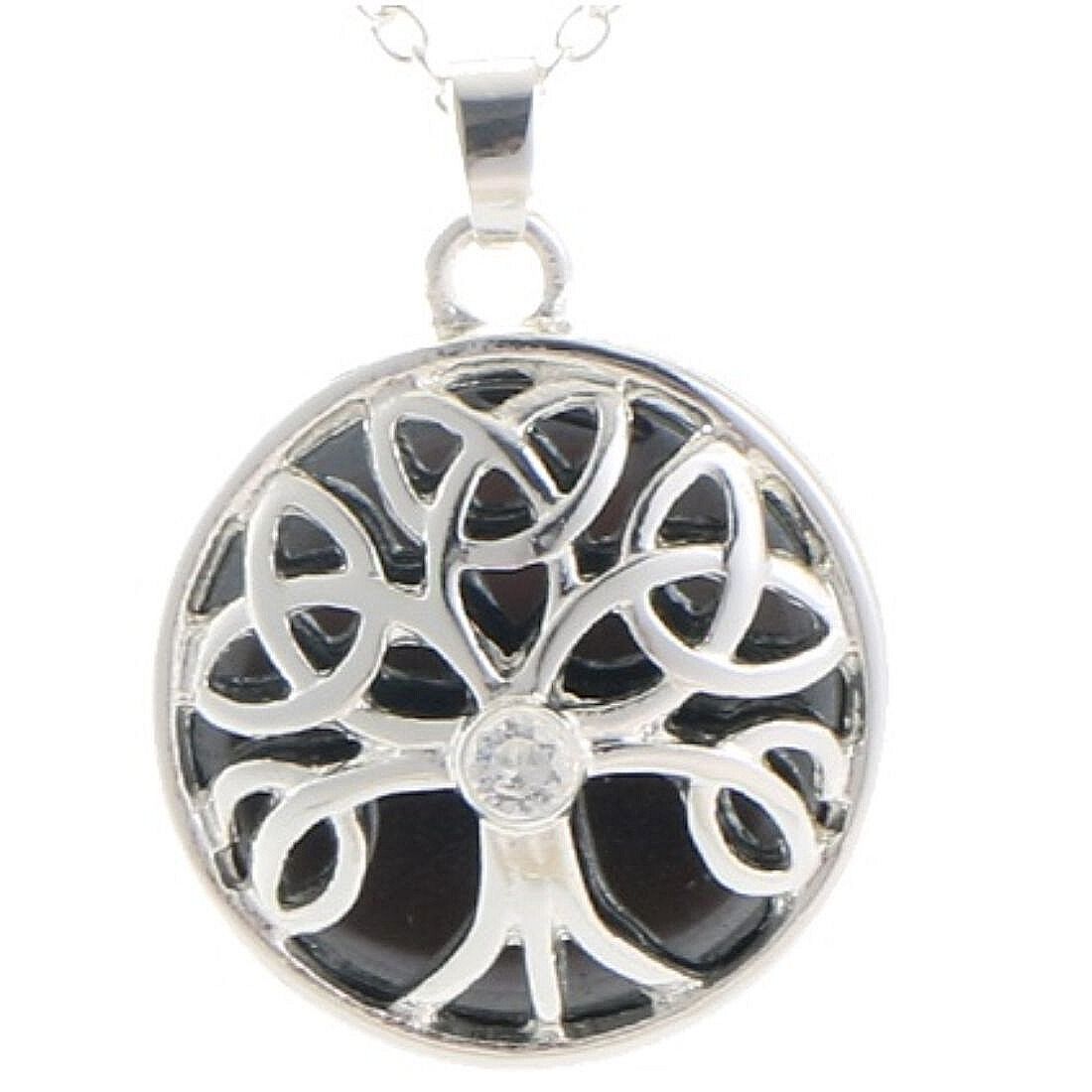 Hematite Stone Celtic Energy necklace