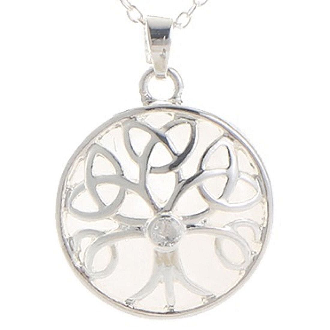 Quartz Stone Celtic Energy Necklace
