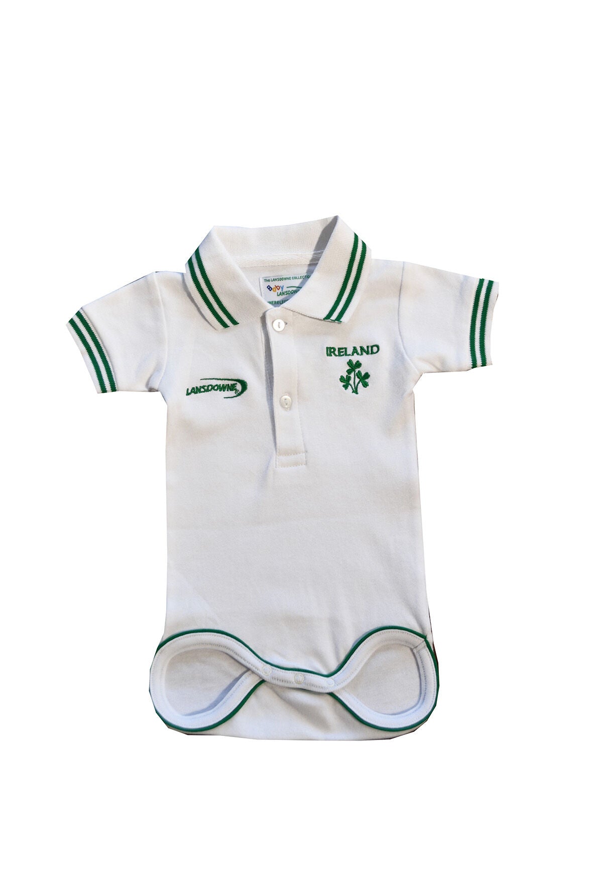 Kid's Ireland Rugby Vest White