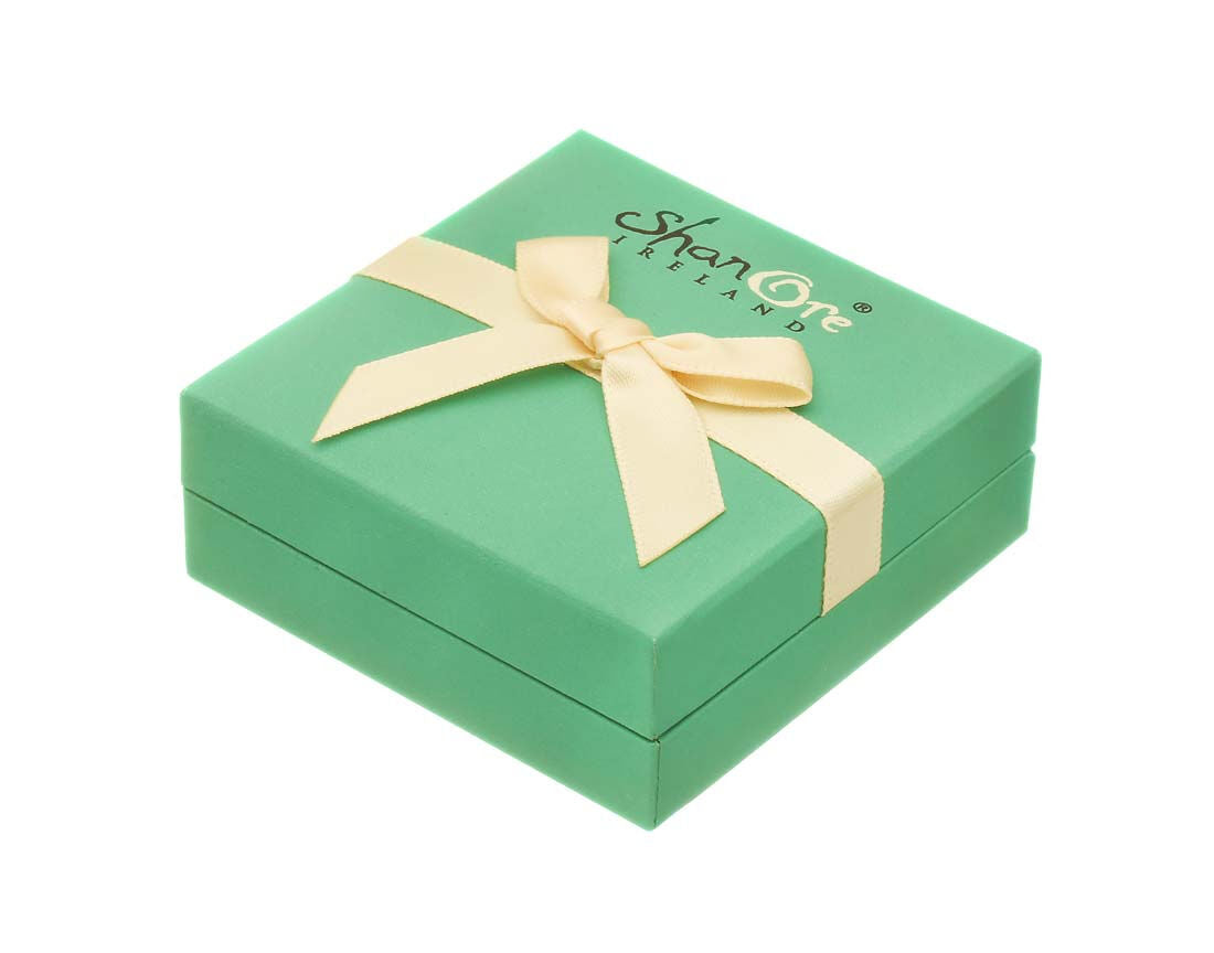 Silver X Over Trinity Ring With Row Of Cz's