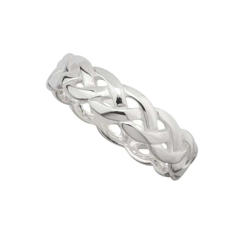 Hallmarked Sterling Silver Ladies Celtic Knot Ring