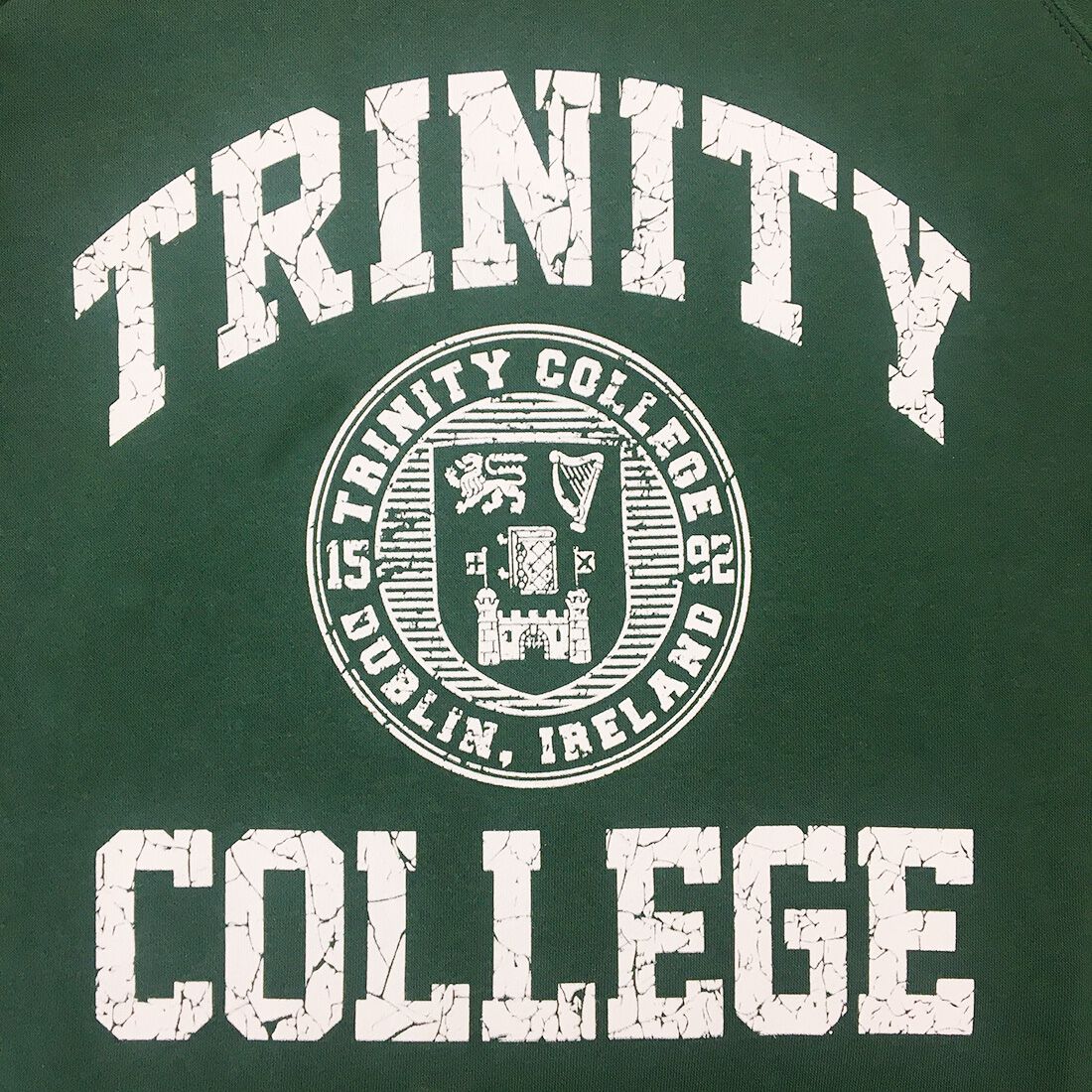 Men's Trinity College Ireland Bottle Green Sweater