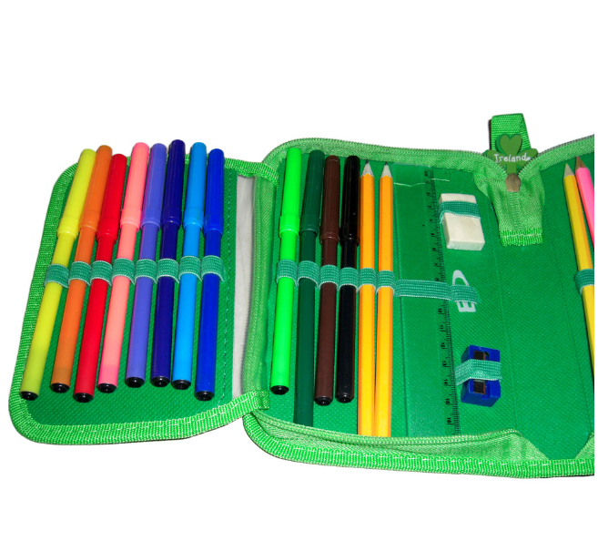 Wacky Woolies Pencil Case Stationery Included