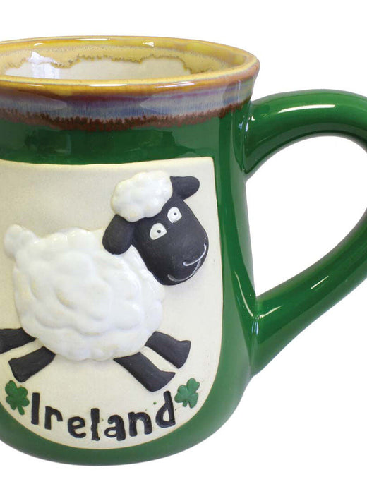 Ireland Pottery Mug With Sheep